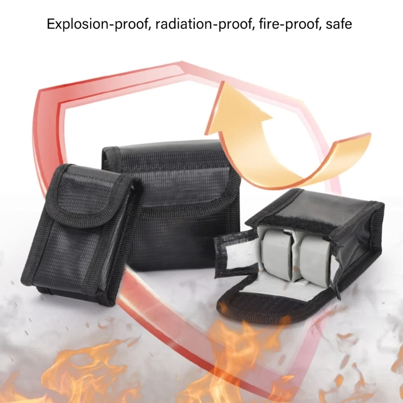 Fireproof Battery Safety Bag For UAV Lithium Battery Storage Heat Resistant Protective Case Drop Shipping image 5