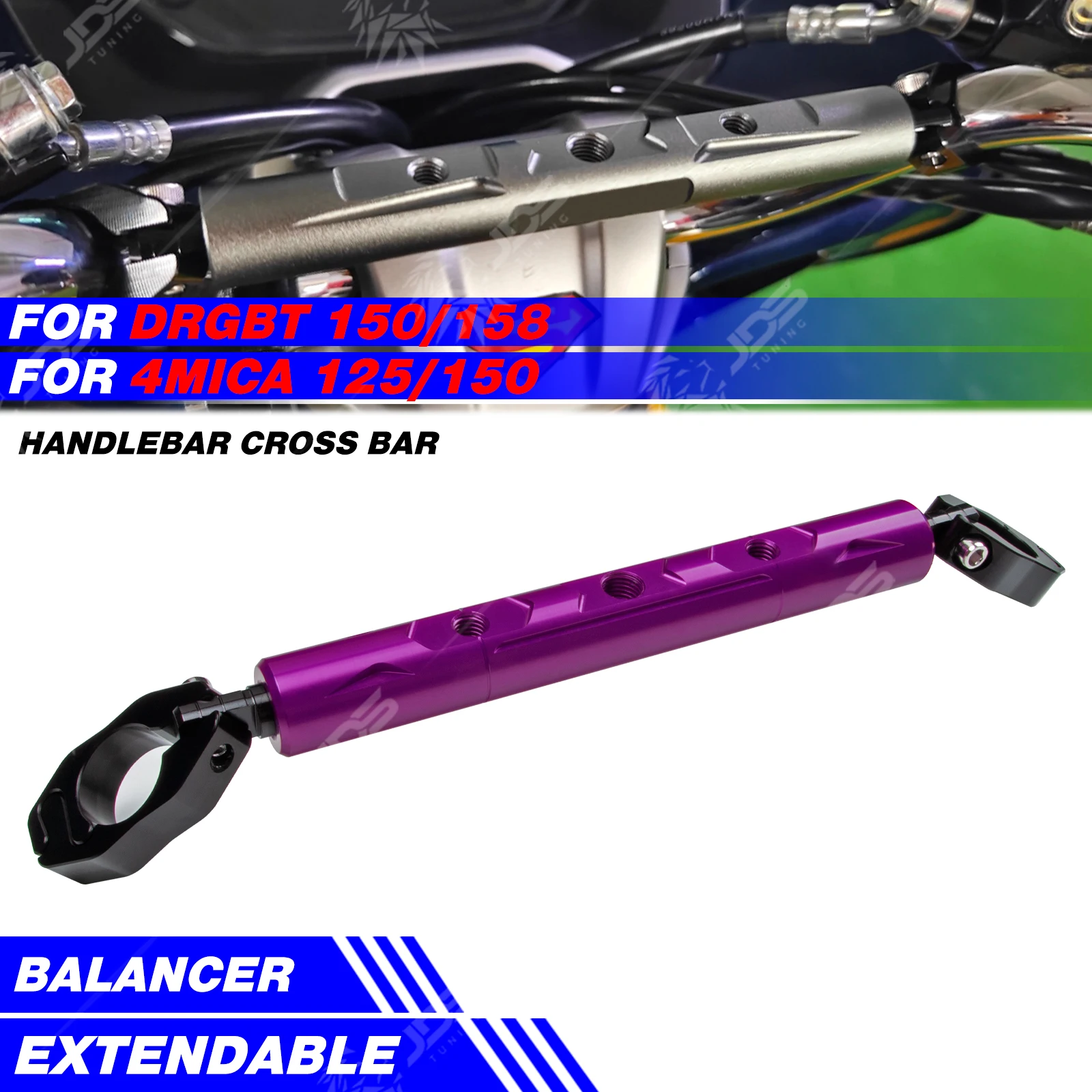 For SYM DRGBT 150/158/4MICA 125/150 Cross Bar Multifunction Handlebar Crossbar Navigation Phone Holder Bracket Accessories Parts