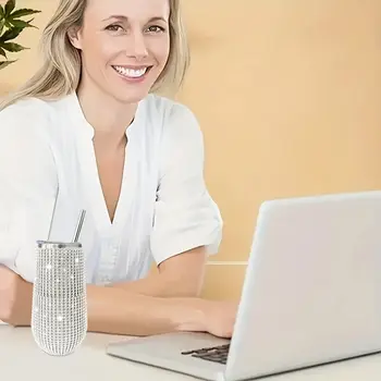 30oz/40OZ כוס נירוסטה בקבוק תרמי גדול בקבוקי ריק כפולים לשמור על קור כוס תרמוס ספל מתנה DIY 10 best sales כוס בלינג - №4