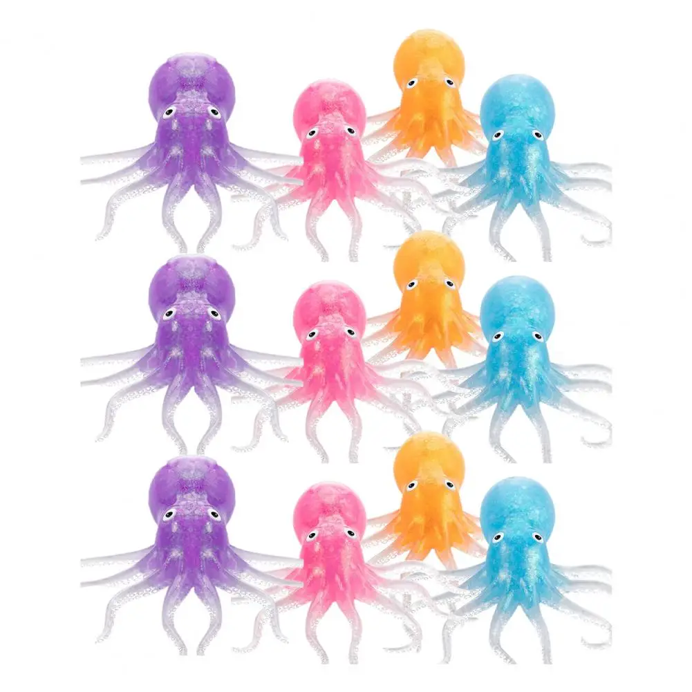 Colorful Octopus Ball Colorful Octopus Stress Ball Set for Anxiety Relief Slow Rebound Fidget Toy Kit for Kids Teens for Stress