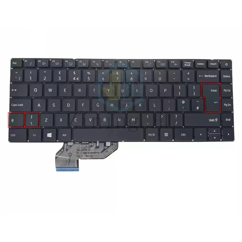 JIADL for Toshiba Dynabook CS40L C40-J C40-H C40-G Keyboard US UK