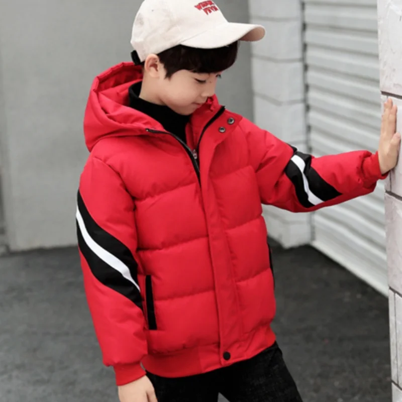 Boys Coat Cotton Jacket Windbreak Outerwear 2024 New Arrive Winter Autumn Thicken Warm Cotton Christmas Gift Children's Clothing