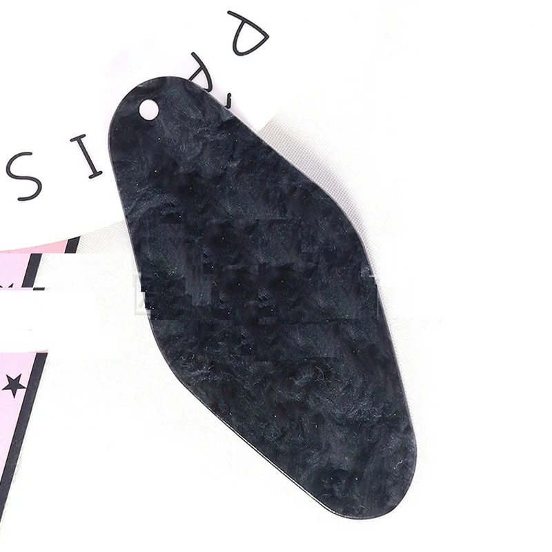 فارغة DIY شعار مخصص 89x44 مللي متر الاكريليك فندق موتيل فيلم سلسلة مفاتيح علامة قلادة المفاتيح كيرينغ مقهى صندوق بريد الهدايا تخصيص