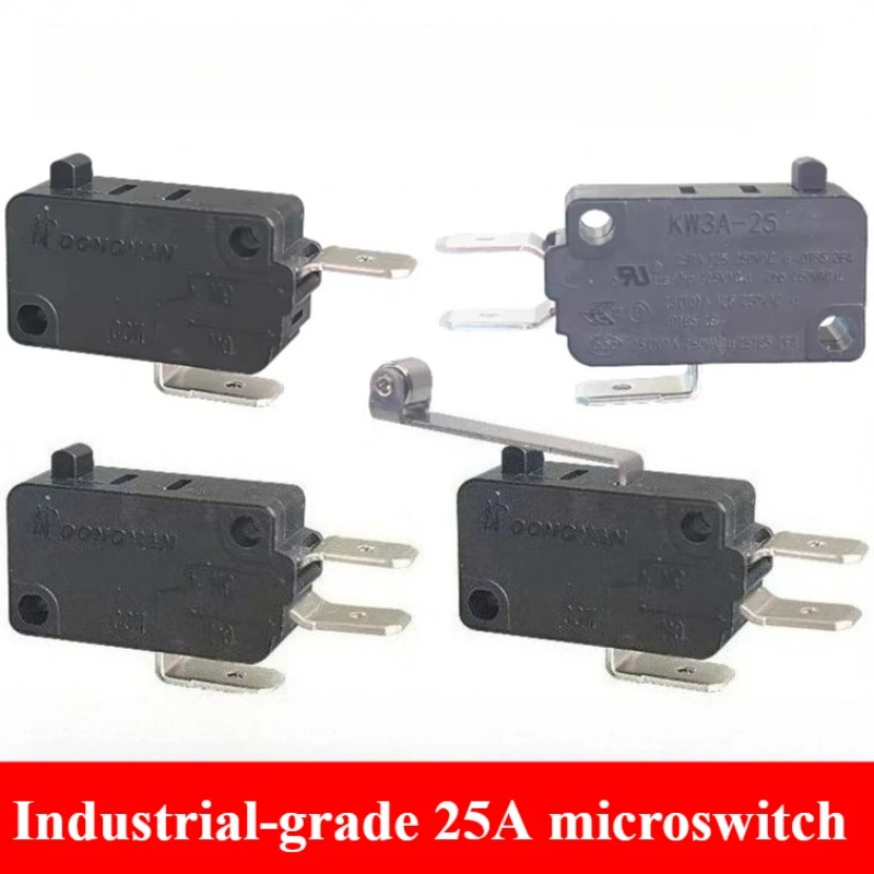 KW3A25A Micro Switch Silver Contact High Power General Maintenance KW7 Limit Float Ball Travel Limit Wiring Harness Connector