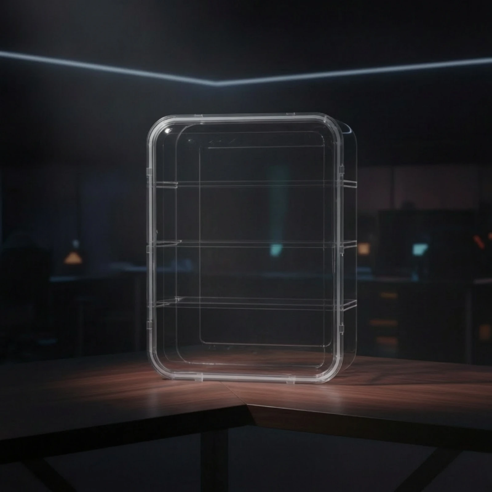 Wall Display Case Transparent - Figure Display Box ulasan dan harga