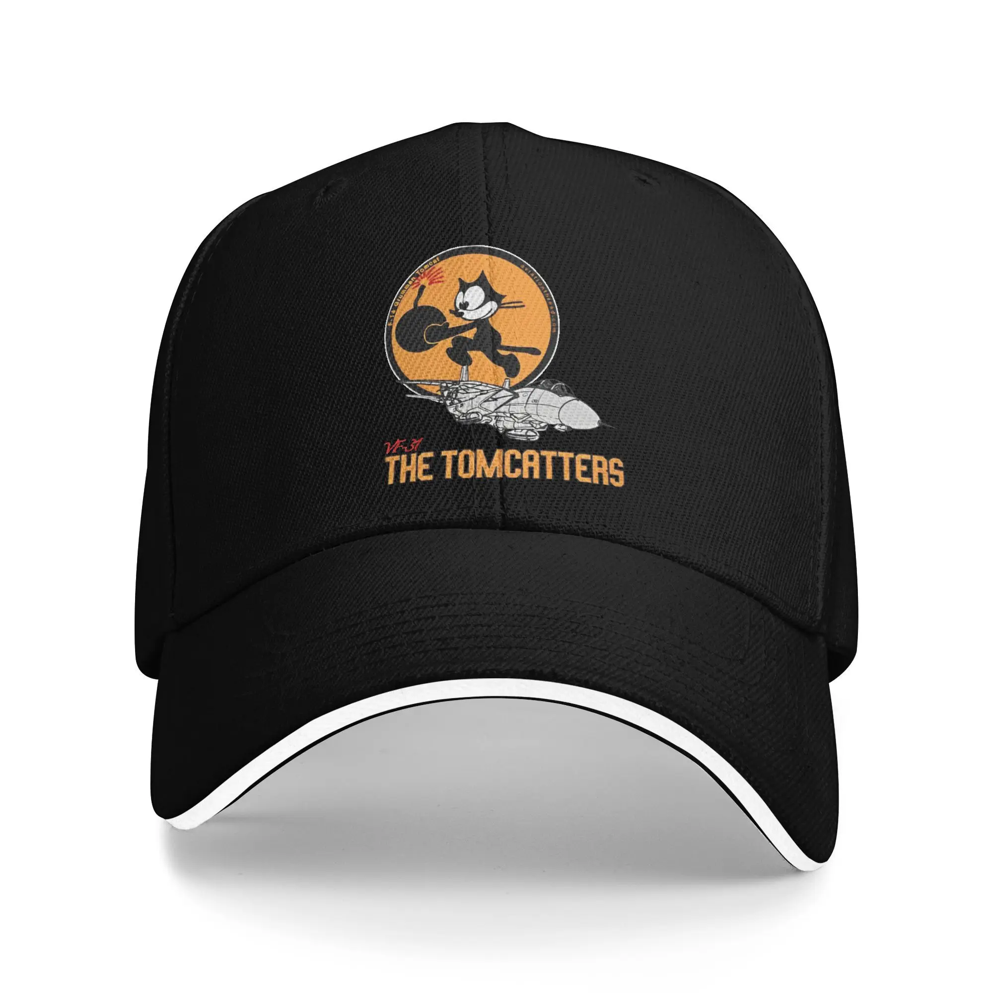 

VF-31 Кепка для гольфа Tomcatters, классические солнцезащитные кепки для мужчин и женщин, головная одежда для гольфа, регулируемая посадка