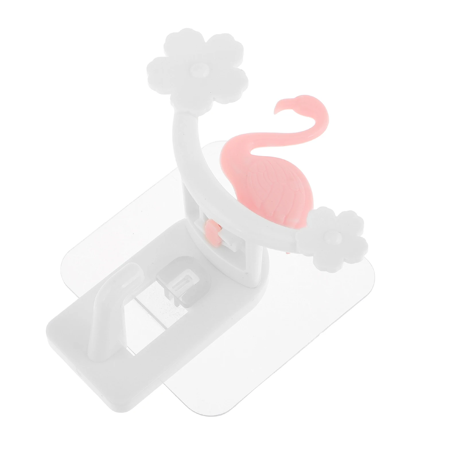

Self Adhesive Hooks Heavy Duty Wall Mount Flamingo Design Strong Load Bearing Plastic No Drill Door Hooks Decorative Kitchen