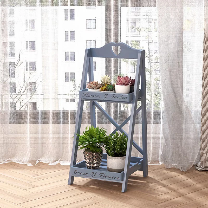 

Plastic Indoor Plant Stand Ins Folding Balcony Plant Rack Portable Outdoor Storage Shelf Flower Pot Stand Bedside Storage Rack