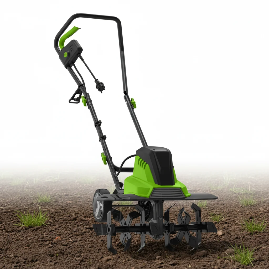 VERTAK 1500W Electric Micro Tiller, New 2026 Household Garden Power Cultivator for Farm Dry Land Soil Loosening