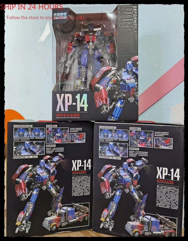 In Stock Alloy Version Transforming Toy XP14 OP MPM04 Car Robot XP15 Roadblock Model Action Figures Toys Collection Gifts