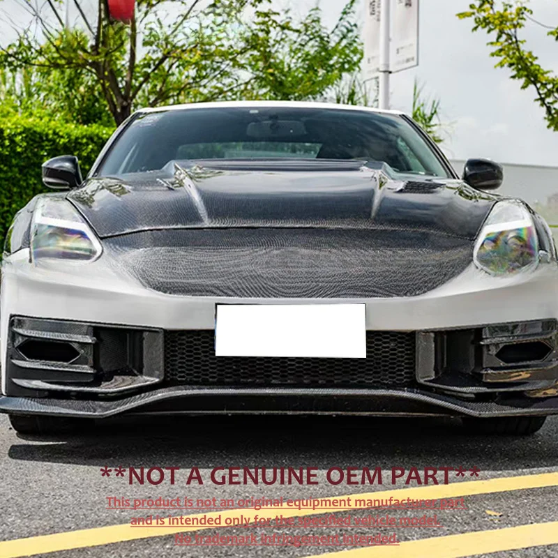For Nissan GTR R35 Half Carbon Fiber Wide Body Kit Front Rear Lip Spoiler Wheel Arch Trim Upgrade Parts