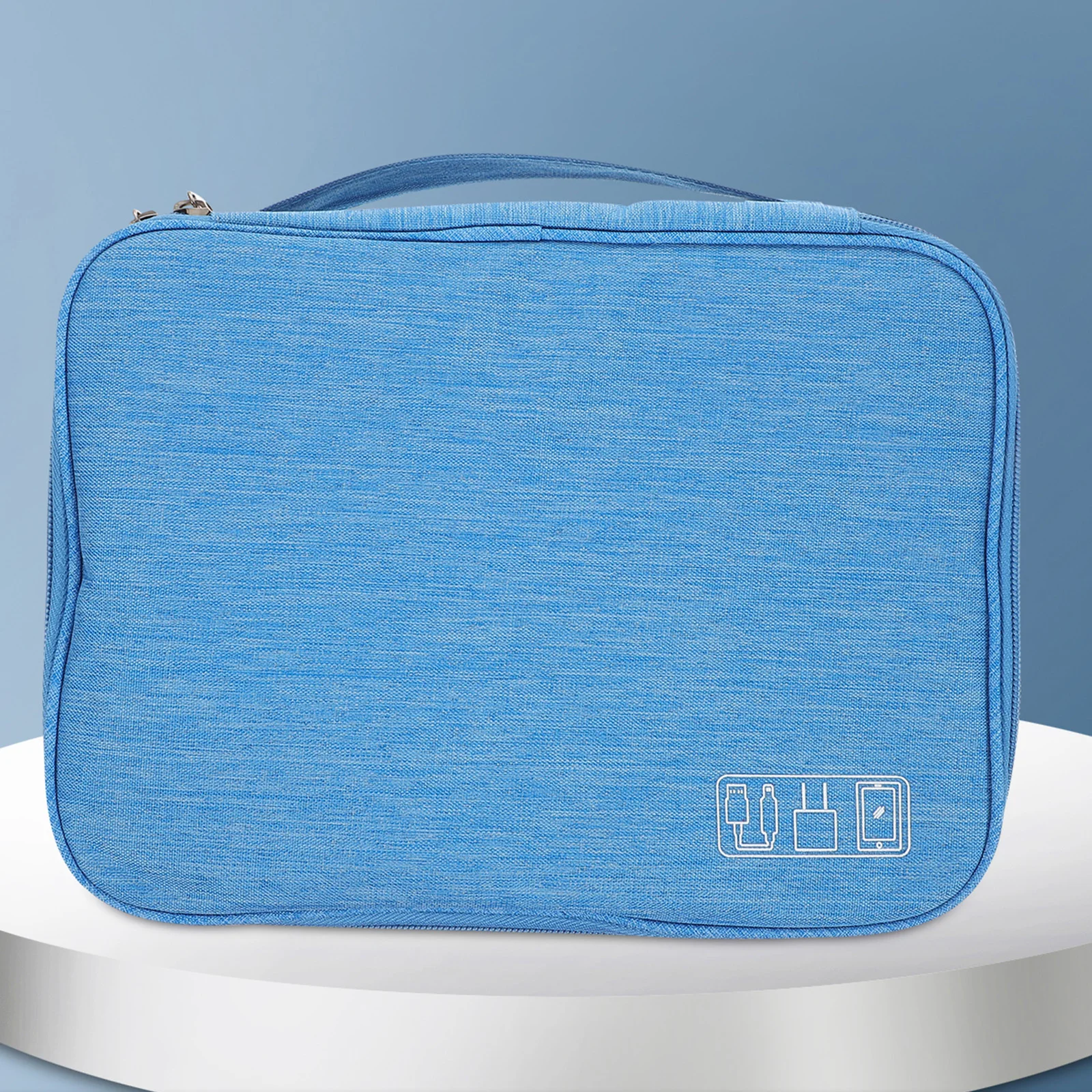 حقيبة رقمية مقاومة للماء من البوليستر خفيفة الوزن ومحمولة وحقيبة تخزين إلكترونية لفلاش ماوس USB #5