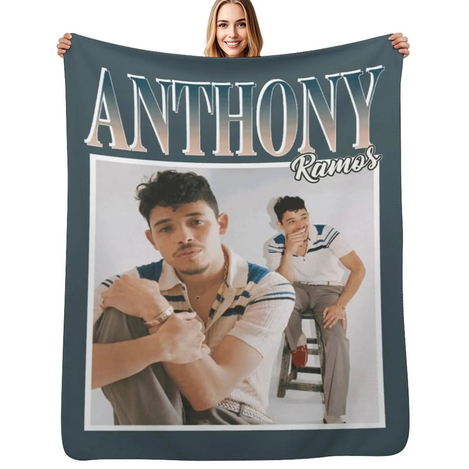 

Anthony Ramos Throw Blanket Soft Kid'S Sleeping Bag Moving Blankets