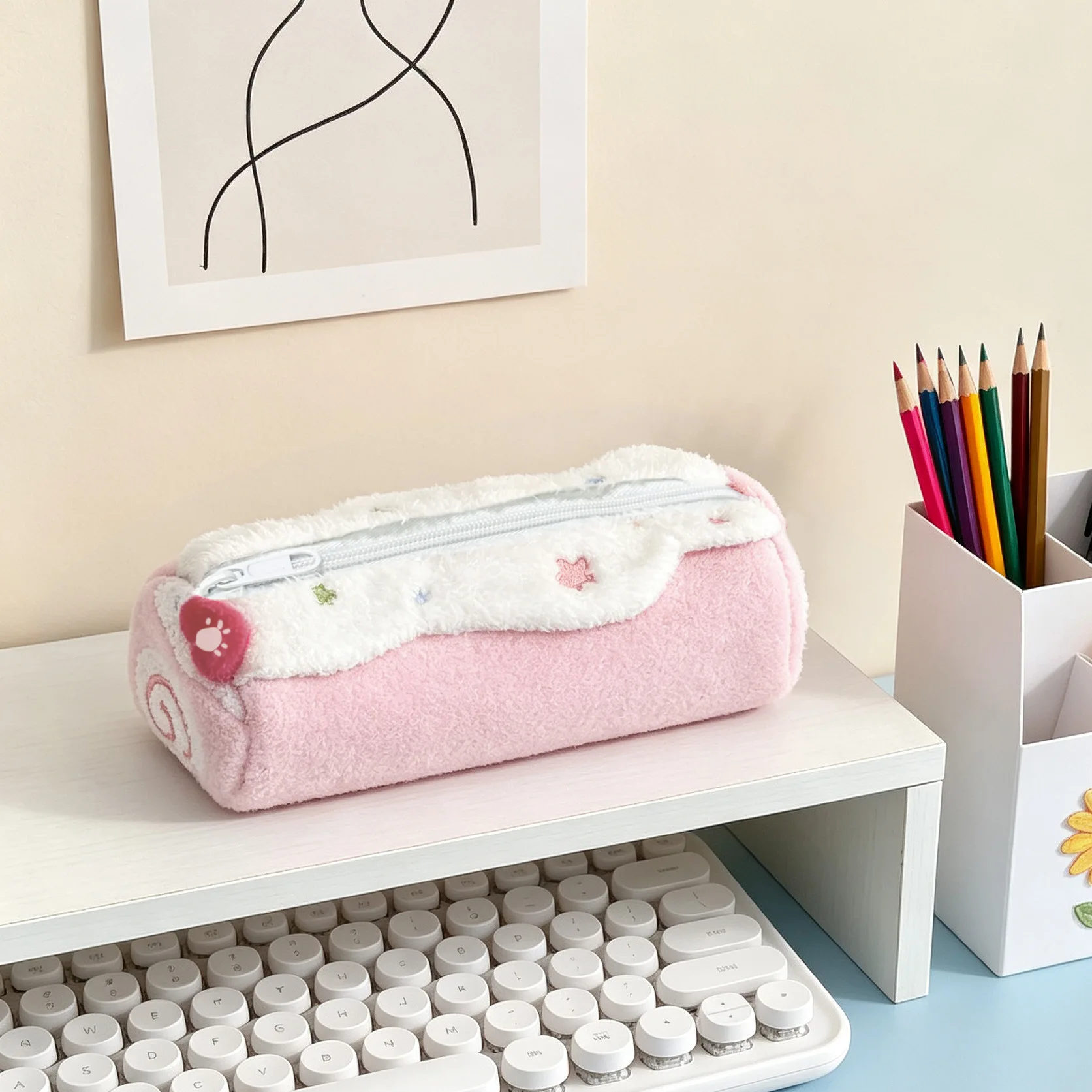 Estuche de Lápices de Peluche - Women'S Vanity Accessories reseña y precio