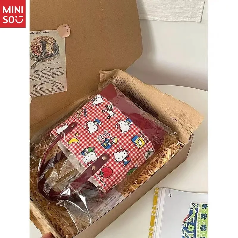 Miniso Hello Kitty Tote Bag for Women, Large Shoulder Bag for Work & Shopping