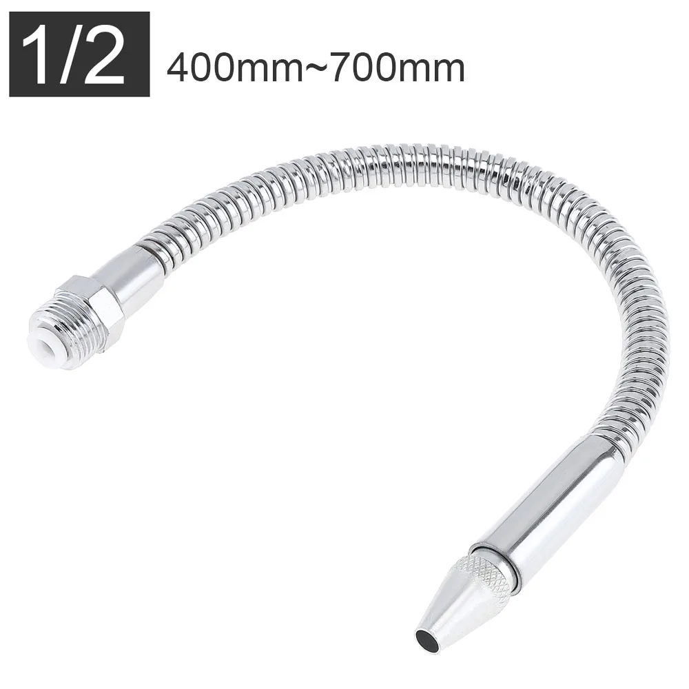 

1/2 Inch 400-700mm Metal Flexible Water Oil Cooling Tube with Round Head Nozzle for CNC Machine / Lathe / Milling