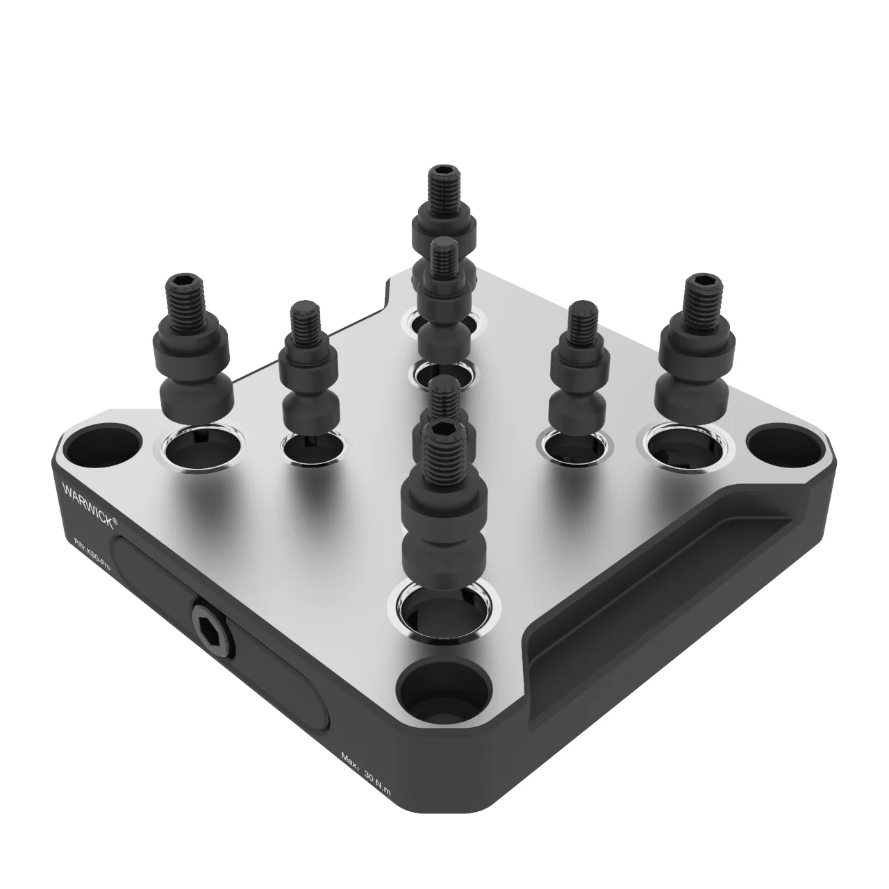 

WARWICK KSG-Pro 96+52mm pull stud space 4th Axis Quick Change Plate Zero Point console Clamping System for CNC Machine Center