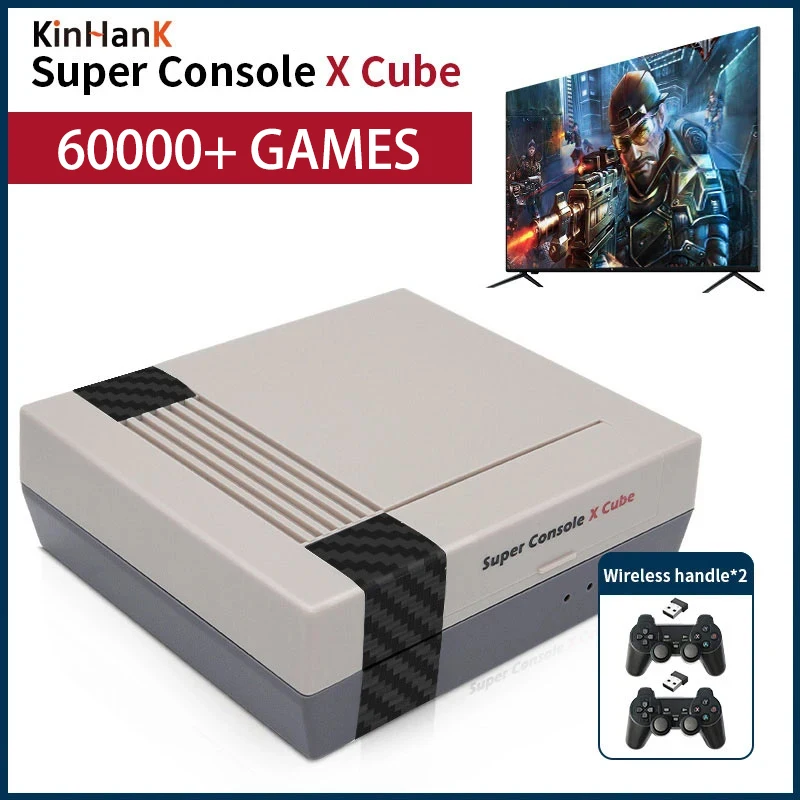 Retro Video Game Console Super Console X Cube For MAME/DC/arcade HD Kids Gift Emulator WIFI Portable Game Box With 60000+ Games