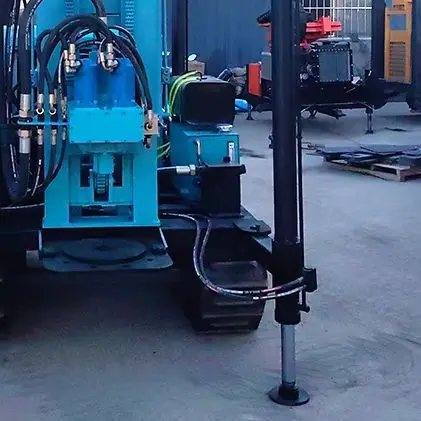 Plateforme de forage rotative pneumatique à moteur diesel personnalisée pour le forage de puits d'eau de 300 mètres