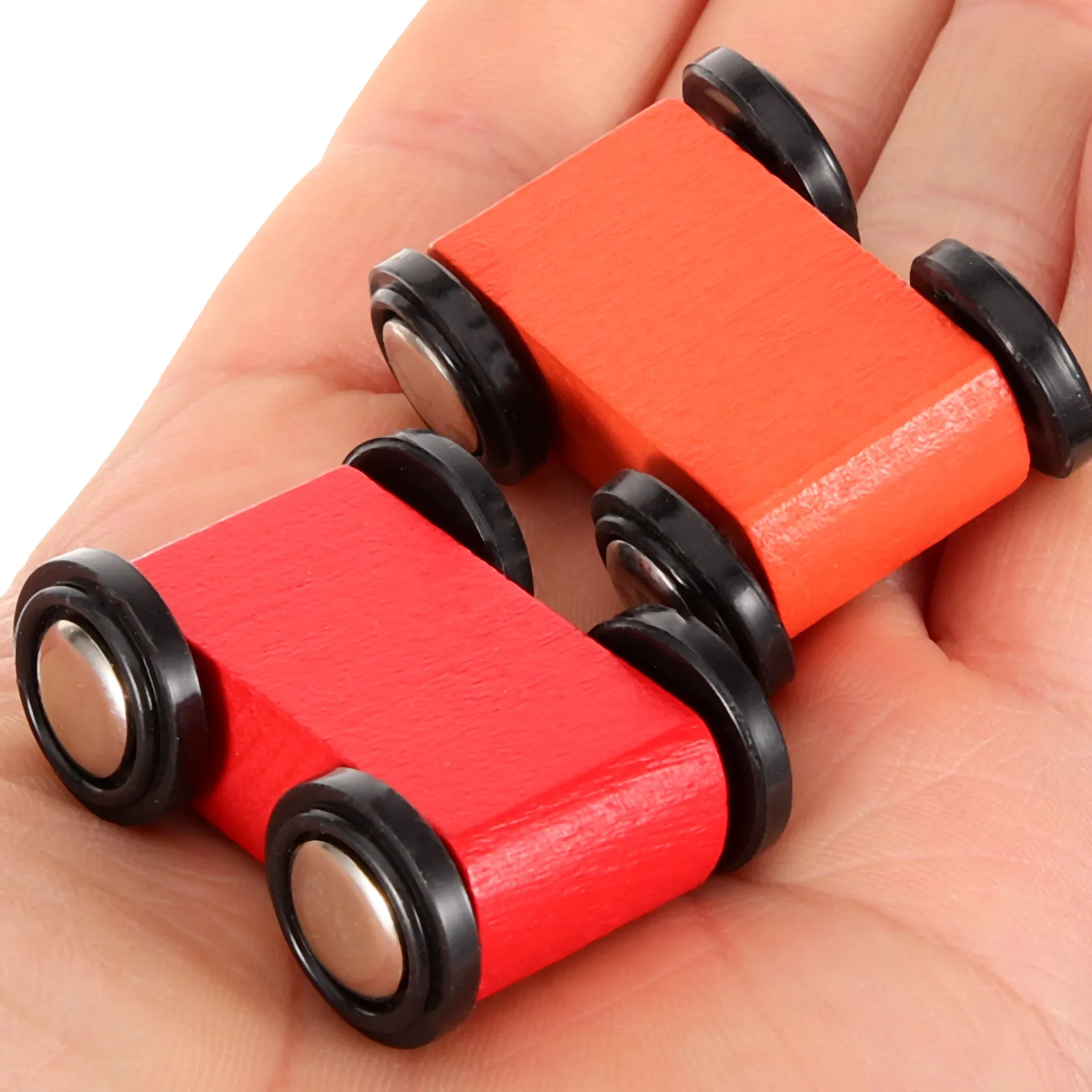

Rainbow Color Inertial Track Gliding Car Smooth Sliding Educational Toy For Kids Hand Eye Coordination