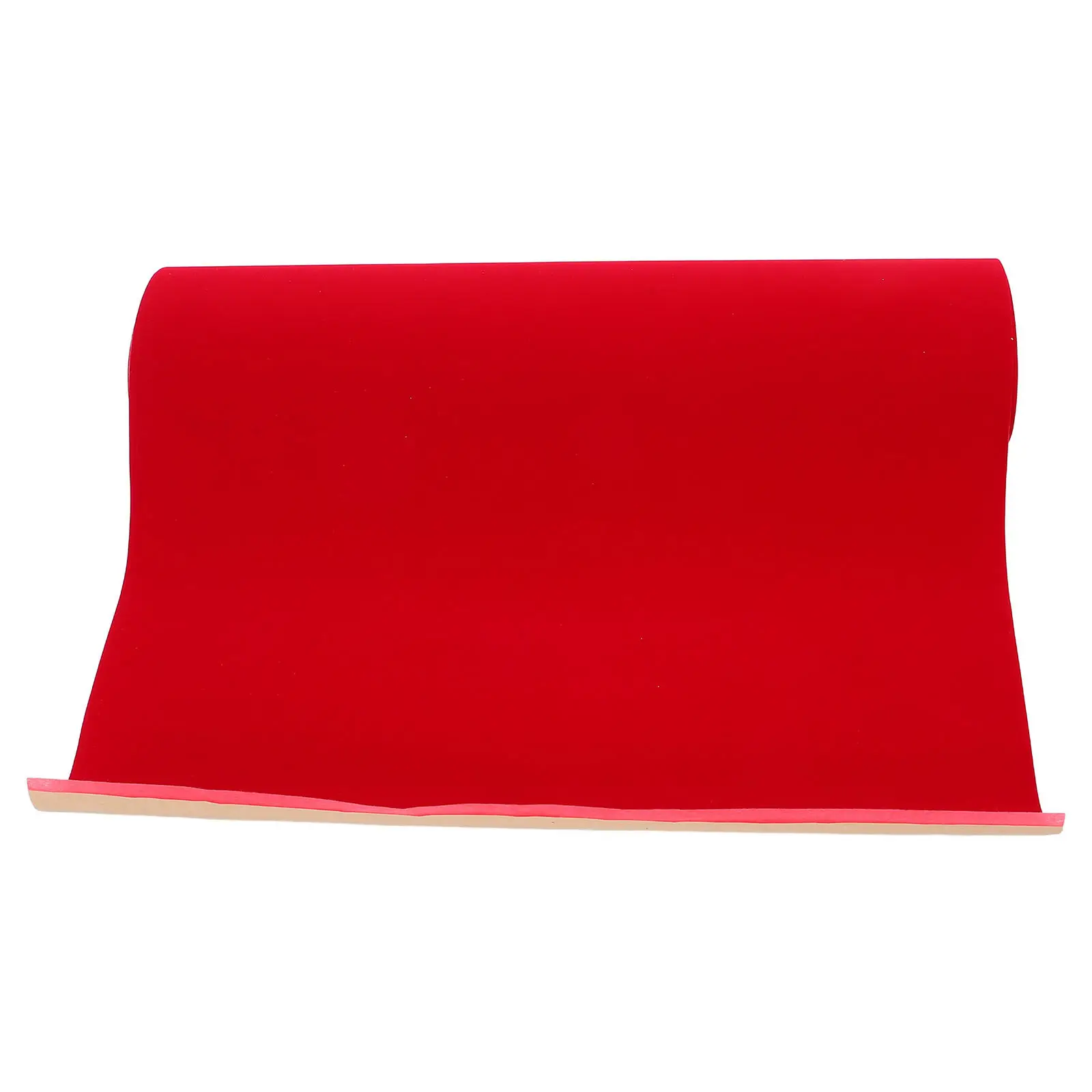 19.6 X 61.3 Inch Black Self Adhesive Felt Sheets for Jewelry Box Lining Drawer Craft Projects Non Slip Protective Liner Adhesive
