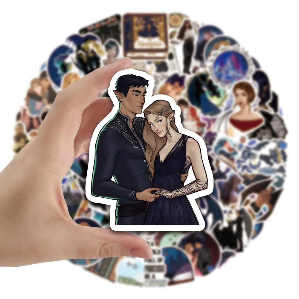 10/30/50/100pcs Acotar Merchandise TV Series Stickers Romantic Aesthetics Sticker Diary Scrapbooking Laptop Decorative Decals