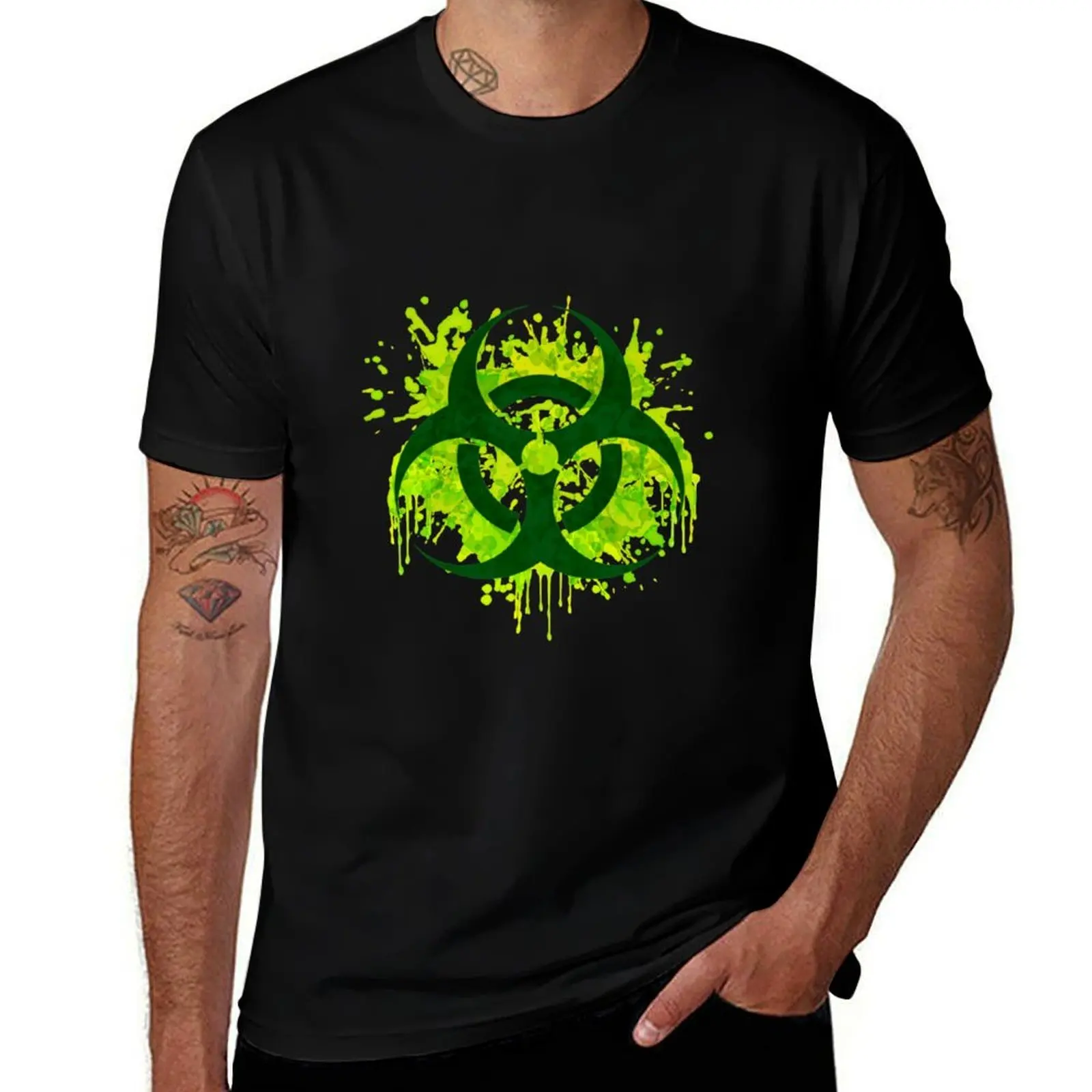 

Biohazard T-Shirt plus sizes summer top plus size clothes graphic shirts t shirts for men