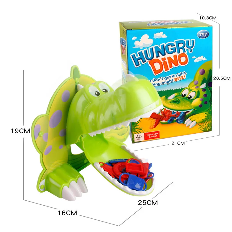 Hungry Dino Boca Dentist Bite Board Game, brinquedo interativo engraçado pai-filho, brinquedo educativo criativo para crianças