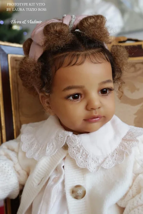 

DLS 30inches Reborn Doll Big Girl Vito Tanned Skin High Qulity Hand Painted Finished with Visible Veins