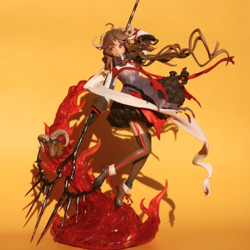 

Фигурка Arknights Eirlys 1/7, элитный оператор 2, модель маленького ягненка, украшения на складе, около 30 см, украшение в подарок