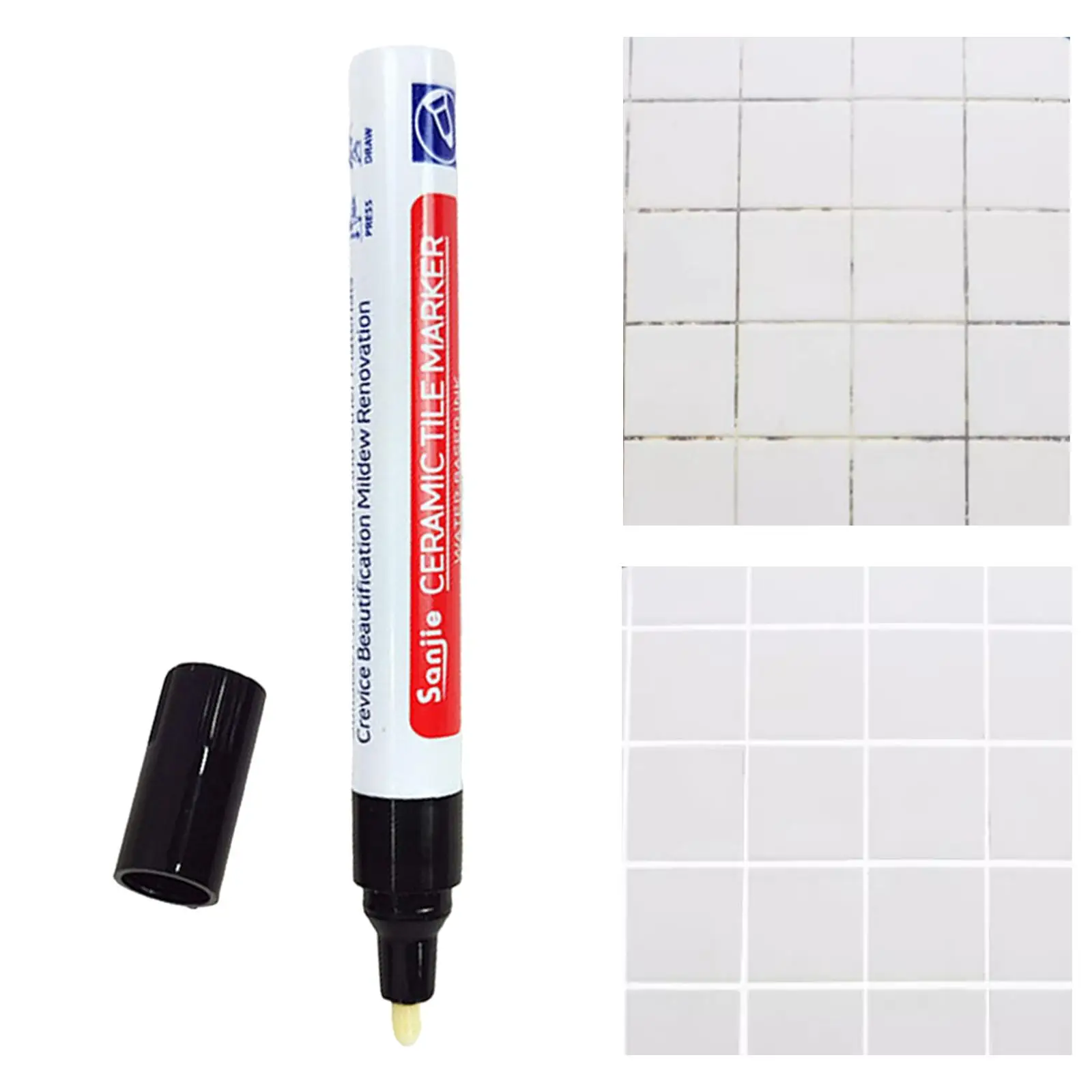 Tile Paint Marker Grout Markers Seam Repair Tools for Garden Patio Toilet