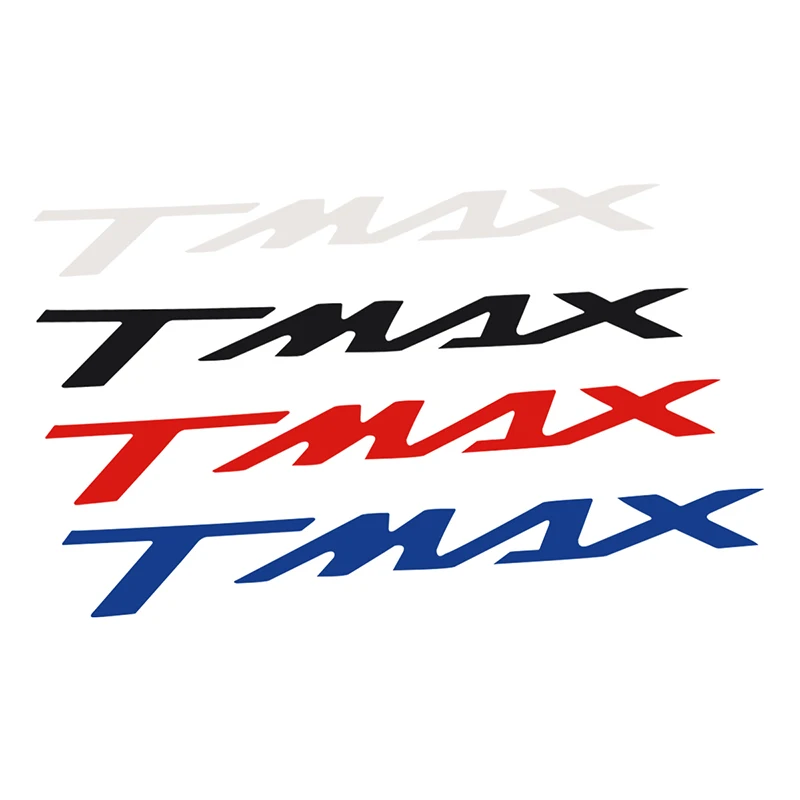 

2 pcs Motorcycle Emblem Badge Decal White Black Stickers Red Blue Logo For YAMAHA TMAX125 TMAX250 TMAX3