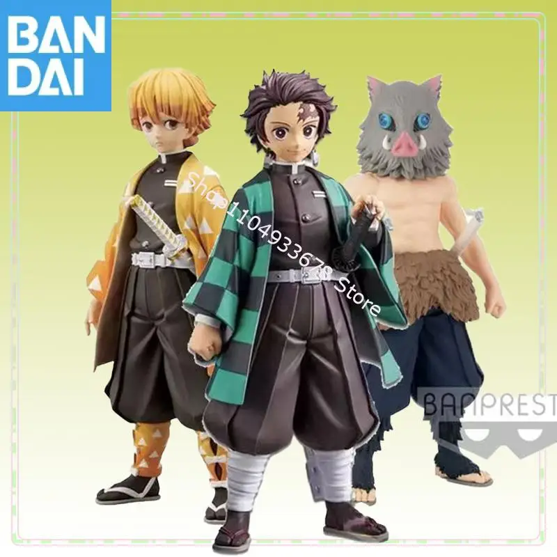Bandai Demon Slayer: Kimetsu No Yaiba Grandista Kamado Tanjirou Agatsuma Zenitsu environ 24Cm Figurine modèle collectionneur Figurine jouets