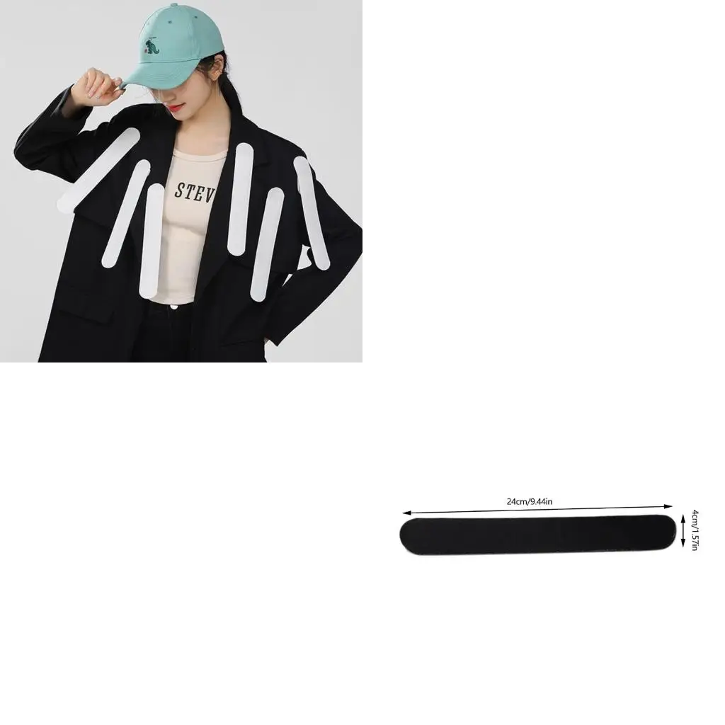 Q39E 10Pieces Breathable Hat Liner Sticker Sweat Absorbing Hat Liners Invisible Cap Protectors for Sports Outdoor Activity