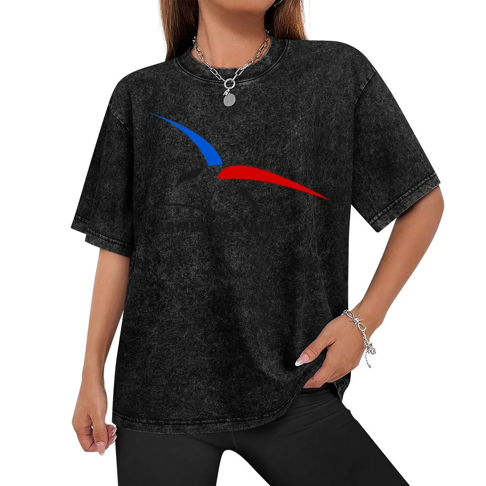 FRENCH AIR AND SPACE FORCE Armée de l'Air et de l’Espace Fran?aise FRANCE T-Shirt blacks sports fans mens cotton t shirts