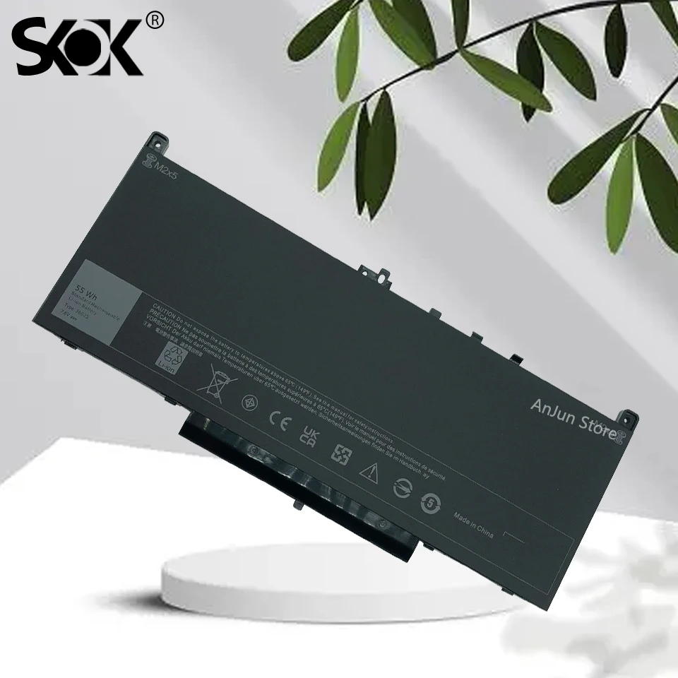 

Аккумулятор E7470, батарея E7270, батарея J60J5 для ноутбука Dell Latitude E7470 E7270 7470 7270, аккумулятор [7,6 В/55 Вт/ч]