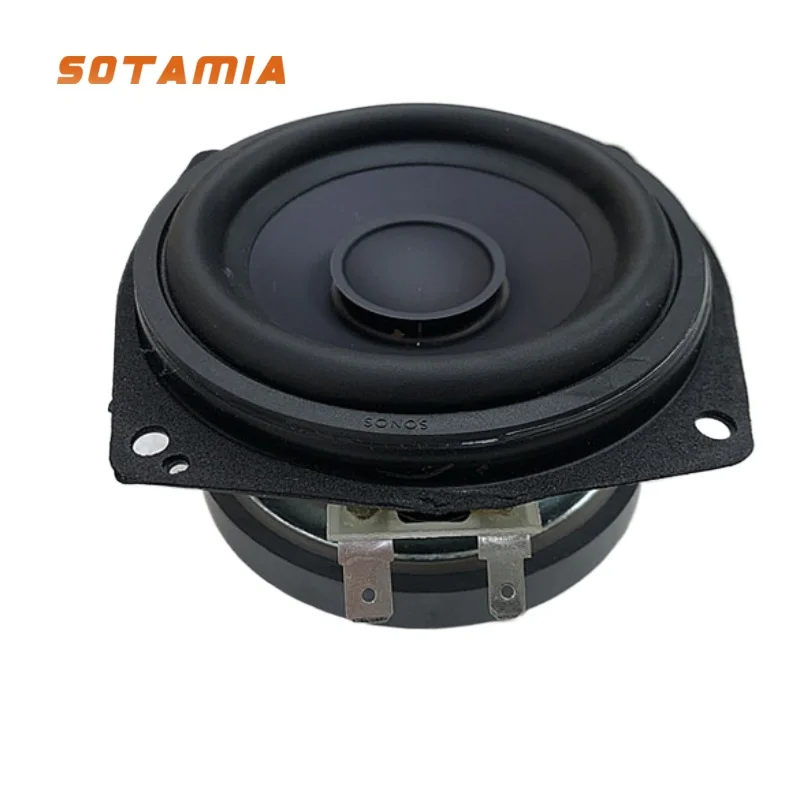 

SOTAMIA 1Pcs 3.5 Inch Mid Range Bass Speaker 4 Ohm 35W Woofer Loudspeaker Aluminum Basin DIY Sound Amplifier Speaker for SONOS