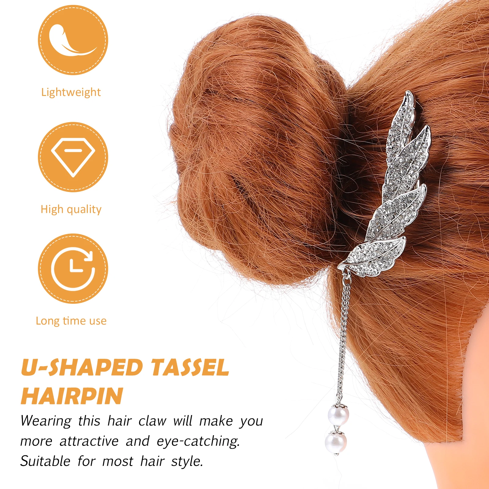 

Hairpin Styling Clip Clips Pearl Decor Accessory U-Shaped Clamp Party Women Headdress High Quality