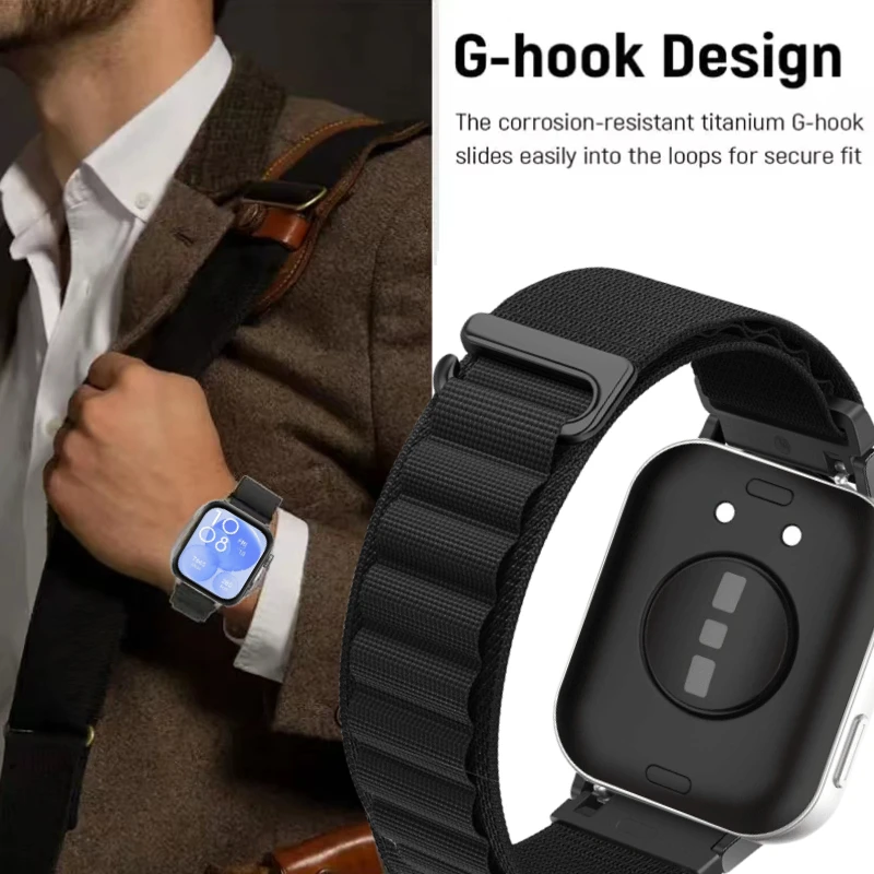 Alpine Nylon Strap for Huawei Watch Fit 3 Breathable Woven Bracelet Replacement Wristband for Huawei Fit 3 Correa Accesorios image 2
