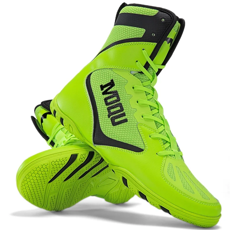 Original Brand Comfortable Mid-Top Wrestling Sneakers Professional Boxing Fighting Boots Hot Sale Fighting Gym Training Shoe