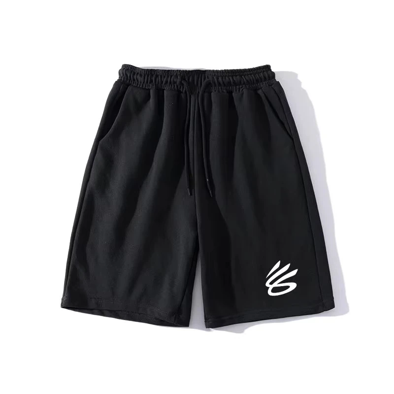 Pantalones cortos Warriors Curry para hombre, pantalones cortos deportivos de baloncesto con gestos, pantalones de entrenamiento informales de cinco puntos para mujer, pantalones de verano para Moto