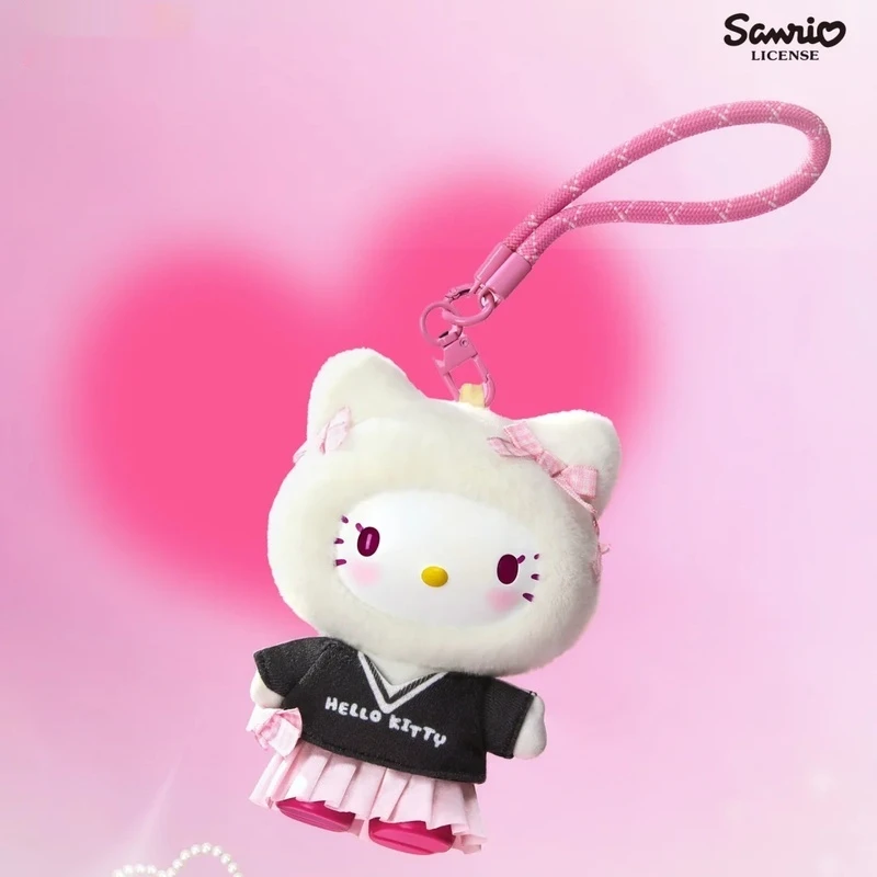 Nieuwe Echte Sanrio Hellokitty Popstar Serie Trendy Blind Box Leuke Tas Hanger Decoratie Speelgoed Pop Meisje Verjaardag Verrassingsgeschenken