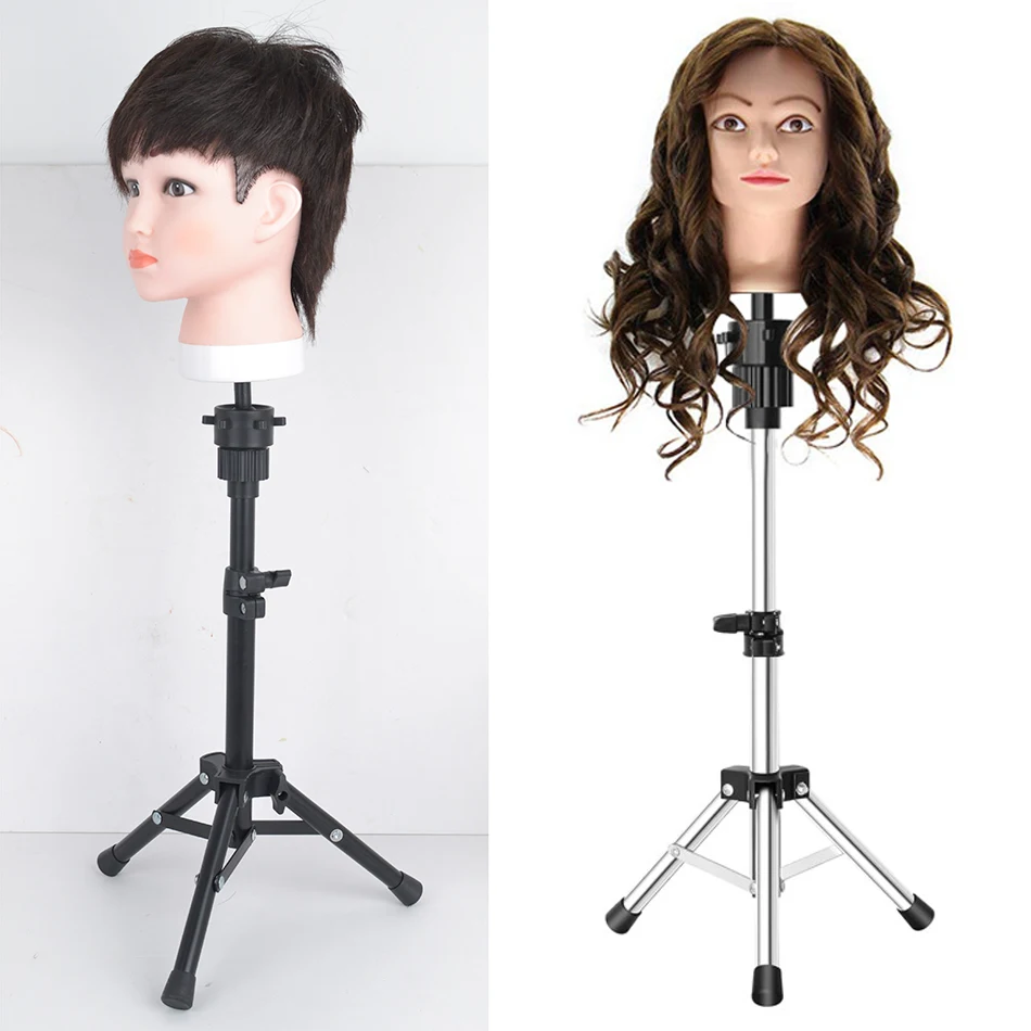 150cm Wig Stand Tripod Mannequin Head Stand for Mannequin Training Head Holder Hairdressing Clamp Tripod Stand Holder