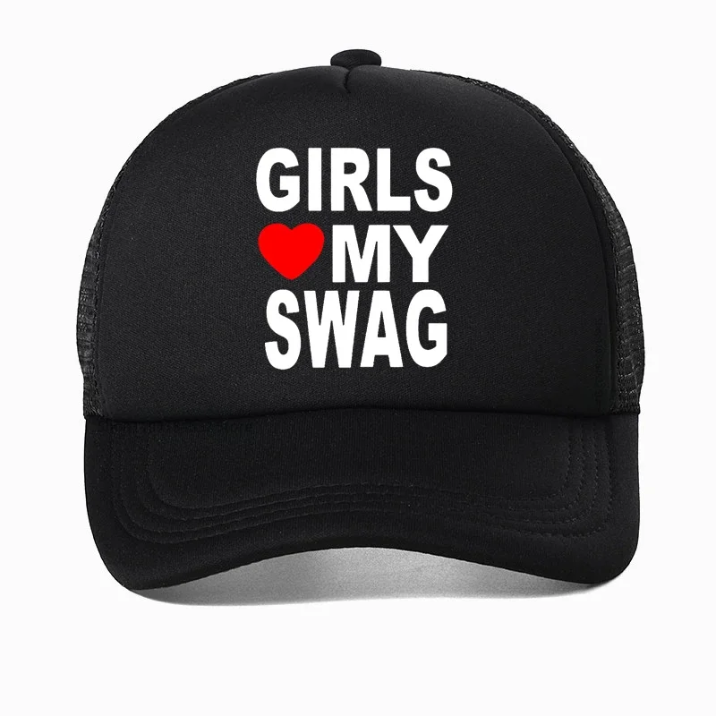 

GIRLS LOVE MY SWAG Funny baseball cap Vintage Cotton Summer Men's Novelty Streetwear Golf hat cool Adjustable Snapback hats