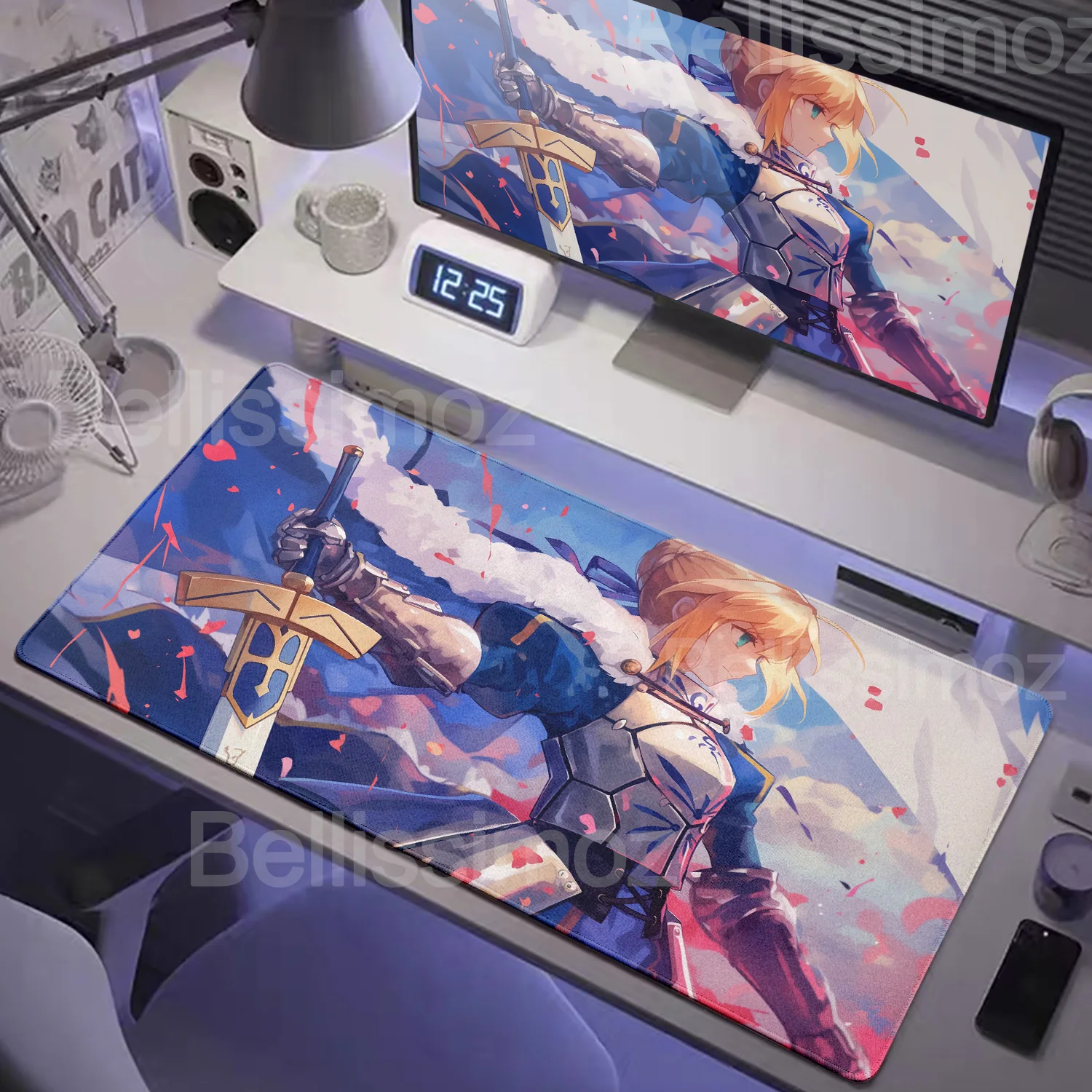 Anime Fate Saber Mouse Pad Laptop Gamer Office Desk Mat Accessories XXL Non-slip Computer Gaming for Keyboard Pad Large Mousepad