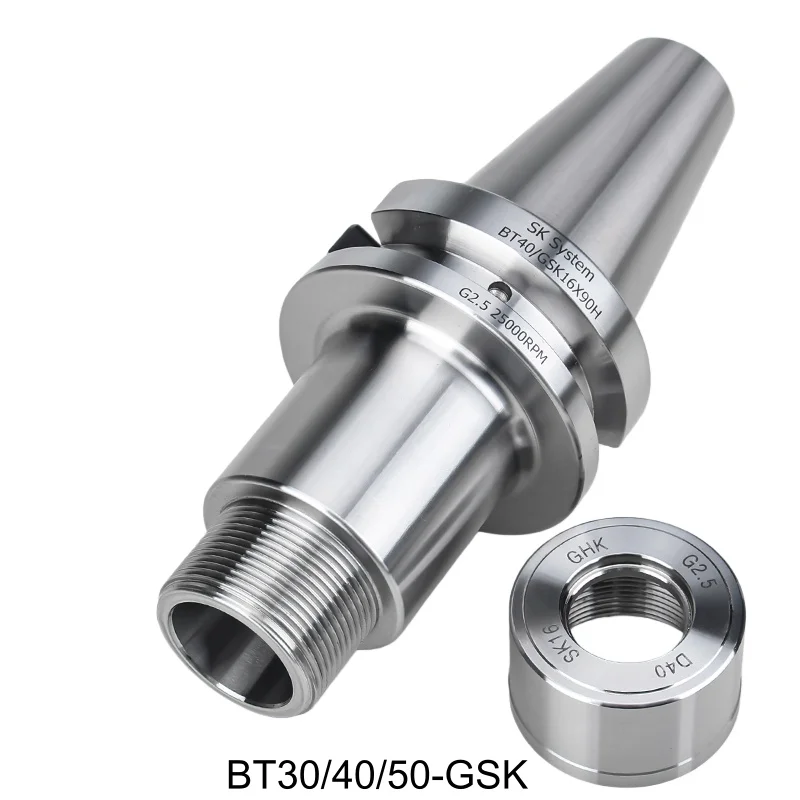 

BT30/40/50-GSK16/20/25 High-Speed Machine Tool Handle Fine Carving Electroplating Nut Precision Engineering Equipment Accessory