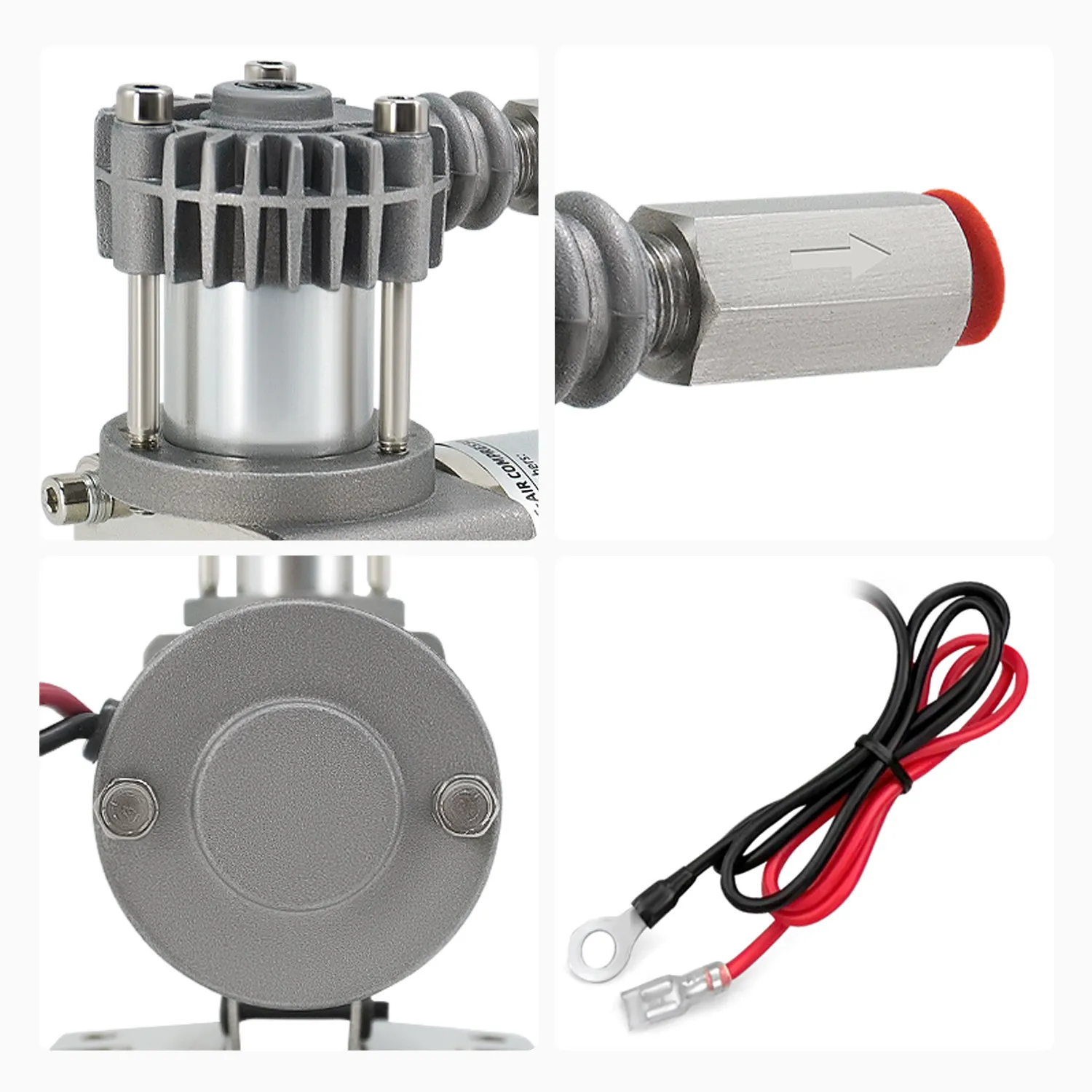 95C mini air compressor, 12V/24V sprinkler truck, pneumatic water valve, motorcycle commercial vehicle suspension modification