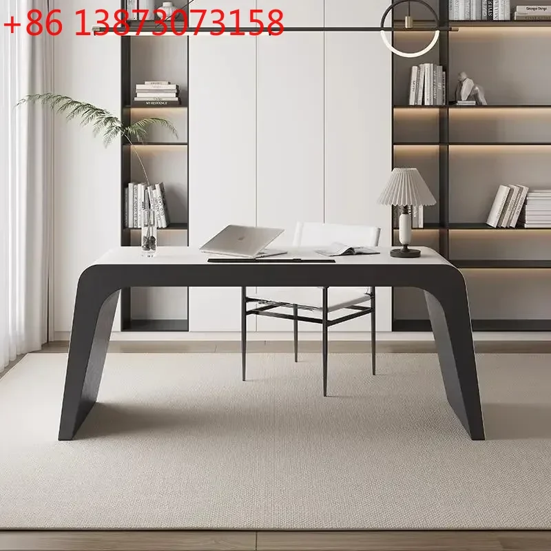 Minimalism Italian Office Desks Nordic Luxury Creative Business Reception Desk Study Table Salon Furniture Mesas Escritorio FYOD