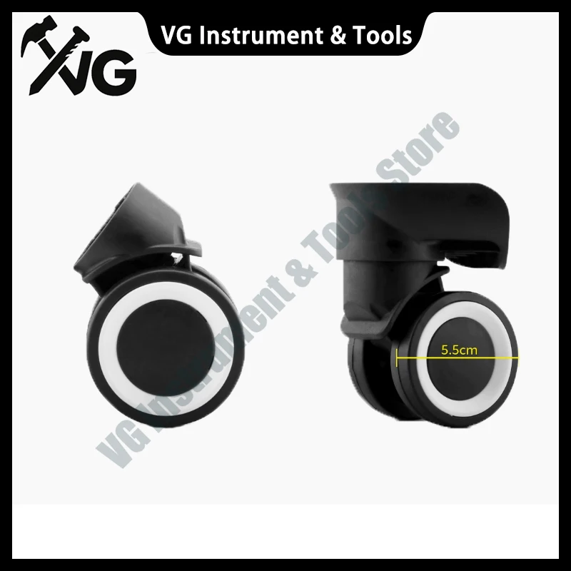 

New For W370 Quiet Luggage Wheels Replacement 360° Rotation TPU Heavy Duty Suitcase Repair Accessories Universal Fit