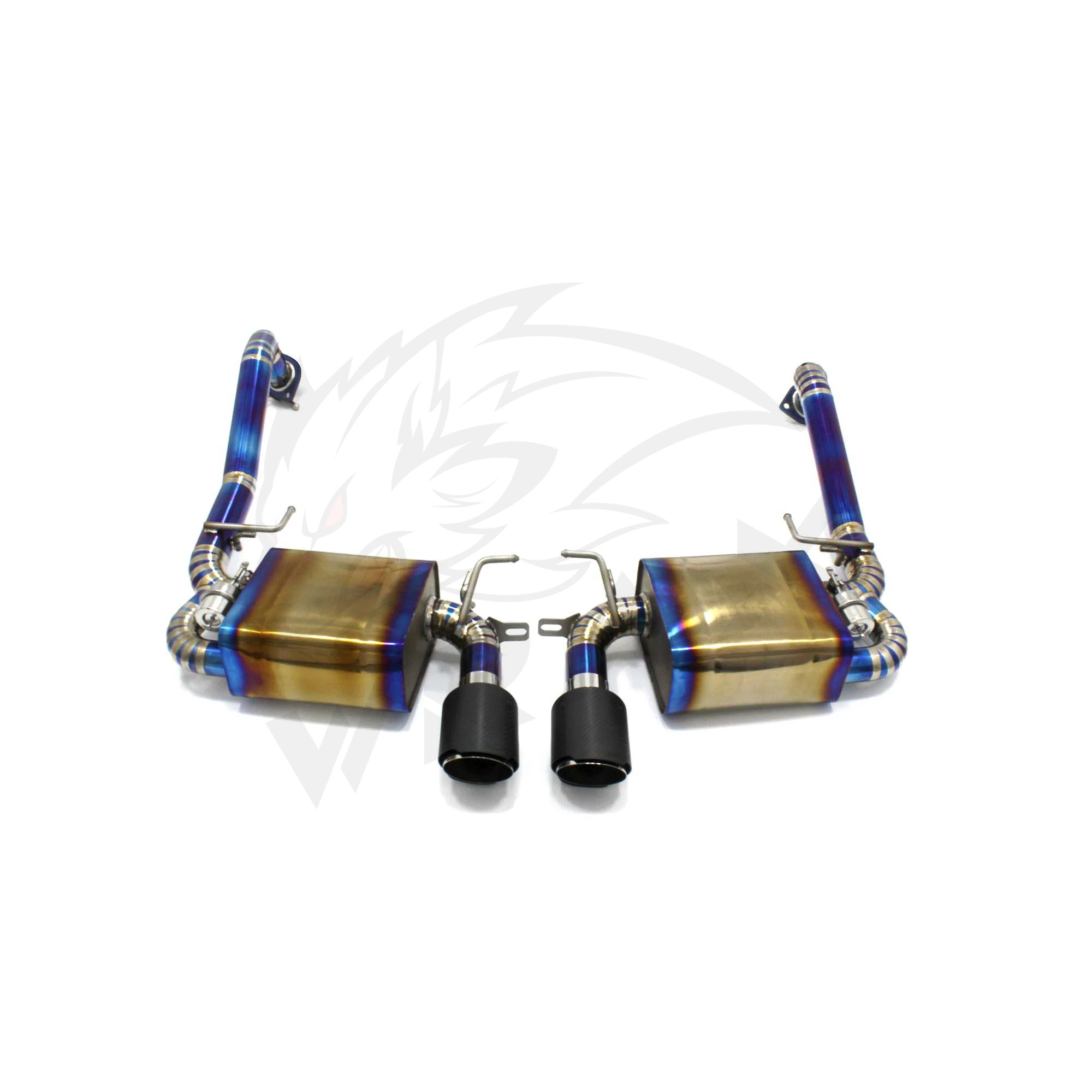 vWRAX Titanium Exhaust  For Porsche 718 Cayman Boxster Catback High Performance Exhaust System Tail Performance Muffler